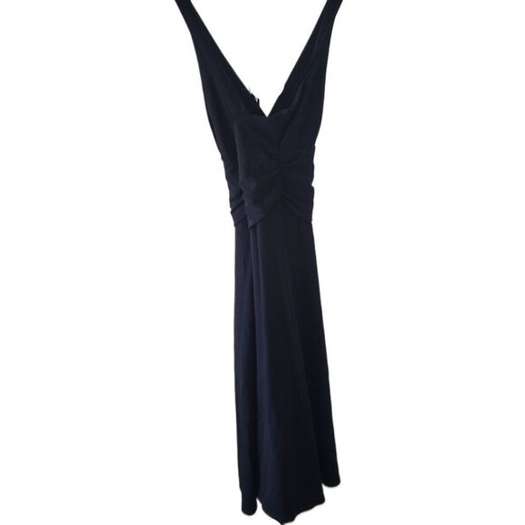 Boston Proper Black Sleeveless V-Neck Dress - Picture 1 of 3